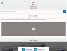 Tablet Screenshot of chitrarath.com